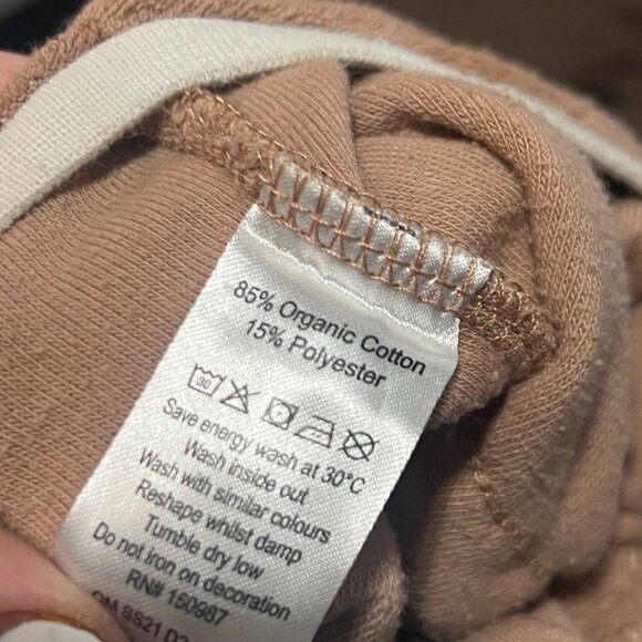 QUINCY MAE Terry Retro Romper in Terracotta 12-18 Months - Picture 5 of 6